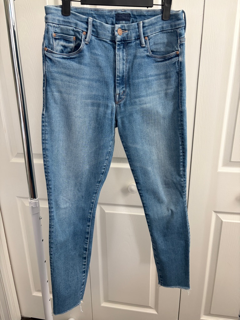 Mother Women Jeans Skinny Light Blue